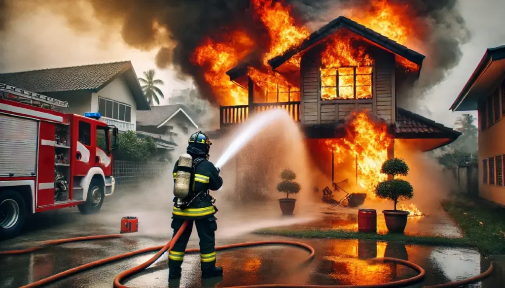 fire damage restoration process